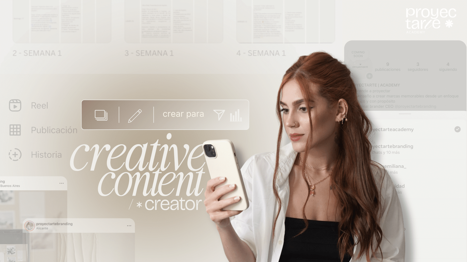 Creative content creator -curso para formarte como community manager.